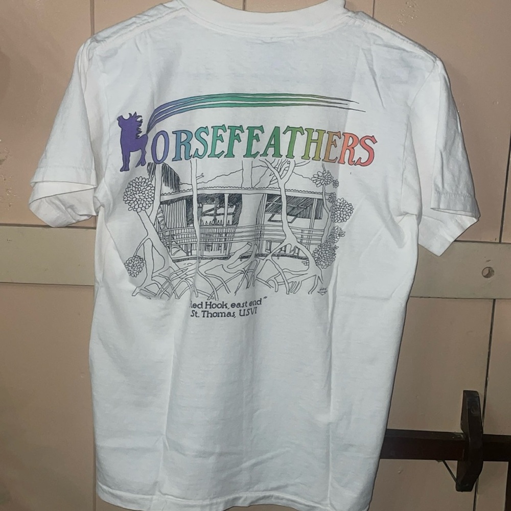 Vintage, Single stitch Horsefeathers St Thomas size medium